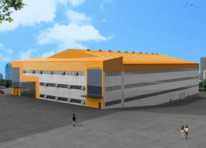 Algeria TV steel structure factory