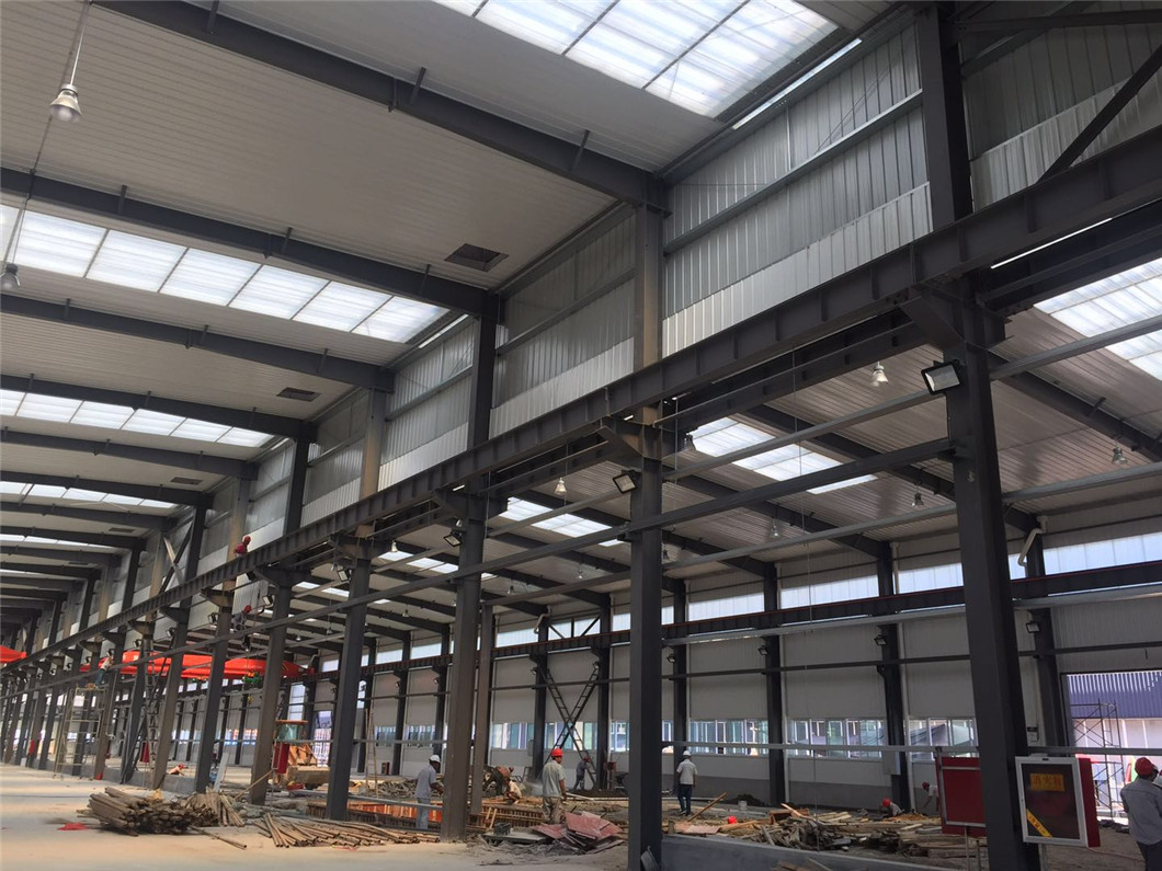 U shape steel structure