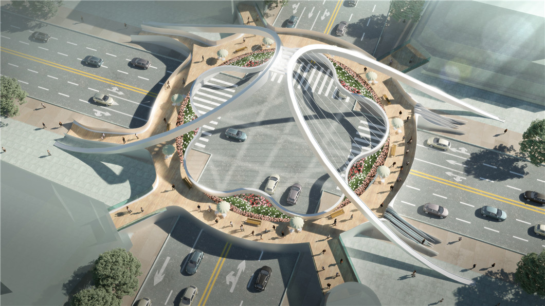steel structure walkway