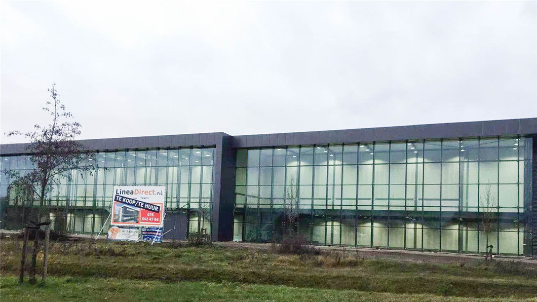 metal structure showroom