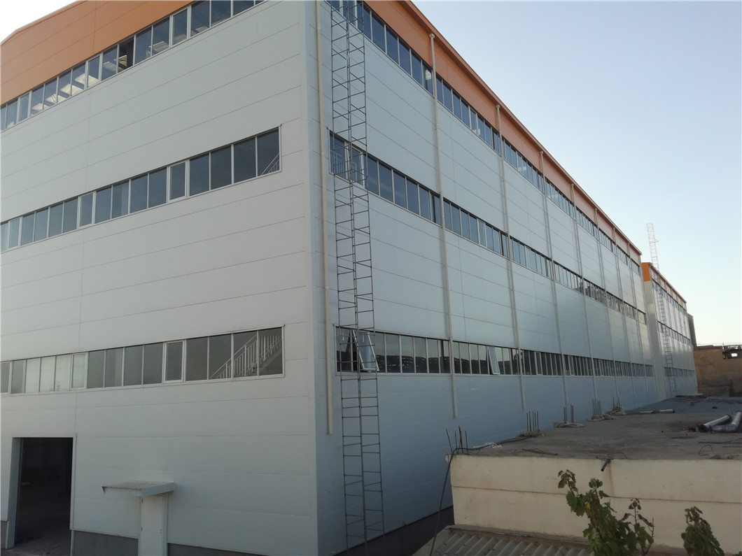 R+2 steel structure building