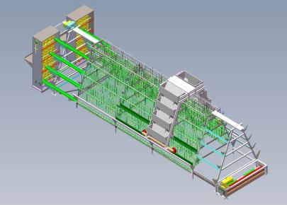 Automatic A Type Chicken Layer Cage