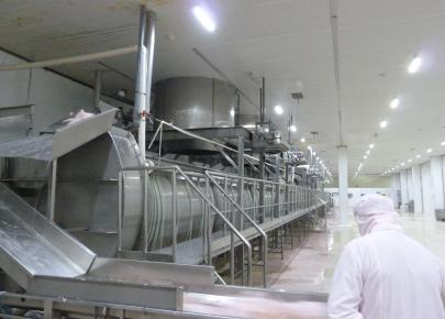 3000 BPH steel structure slaughter house with full equipment